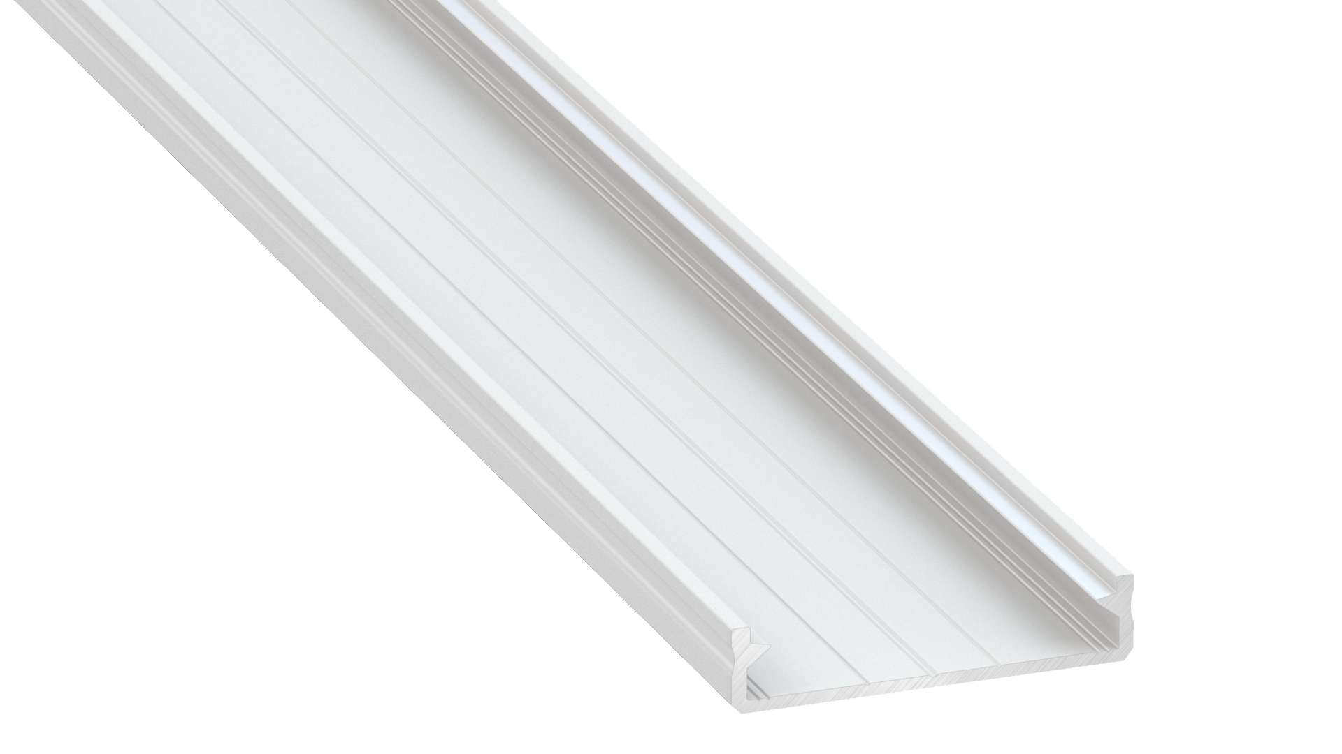 Lumines profile type SOLIS lacquered white, 4,15 m